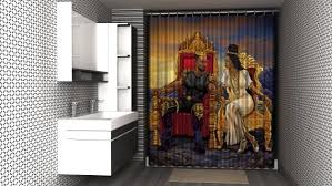 Black Art Shower Curtains Royal And In Love Shower Curtain Cool Shower Curtains Fabric Shower Curtains African Shower Curtain