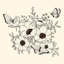 Flor Fotos Y Vectores Gratis Dibujo De Animales Ramos Florales Dibujos De Flores En éste tutorial de dibujo artístico para niños y principiantes, vamos a aprender cómo dibujar un ramo de flores en un jarrón, con un lápiz normal y papel. ramos florales