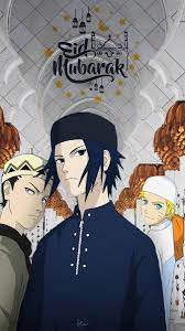 Eid Mubarak 🙏🏼❤️ ( idk why but they have too much style in this ) :  r/Naruto