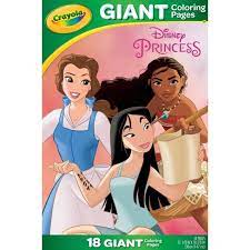 This set includes folder style. Crayola 18ct Disney Princess Giant Coloring Pages Target
