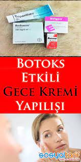 Botoks Etkili Gece Kremi Yapilisi Natural Skin Care Beauty Hacks Beauty Skin Care