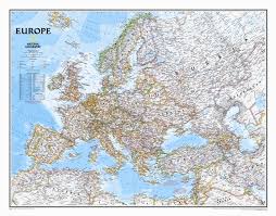 Cartina geografica dell'europa fisica e politica. Europa Classica Politica Carta Geografica Murale