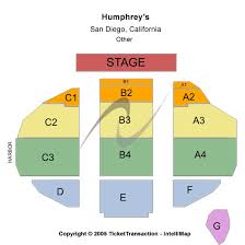 Humphreys Concerts By The Bay Detailed Seating Chart