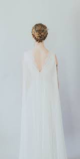 On6170 Lace Detachable Caplet Wedding Dress Wedding Dresses Romantic Ethereal Wedding Dress Ethereal Wedding