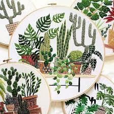 Pin On Cross Stitch Cactus