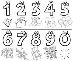 Desenhos De Numeros Para Colorir Numeros De 0 A 10 Desenhos Para Desenhar