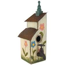 Birdhouse Kits Hobby Lobby White Birdhouse With Painted Flowers Faucet Shop Hobby Lobby Bird Houses Bird Houses Painted Art Craft Store
