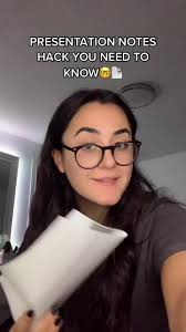 Presentation Notes Hack for Studying and Cheating