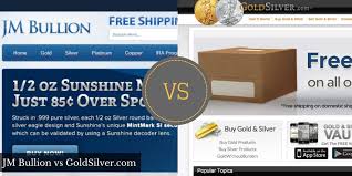 Jm Bullion Vs Goldsilver Com Silver Monthly