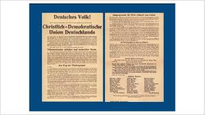 ~~ wollte über konfessionelle grenzen und soziale schichten hinweg menschen verbinden. 75 Jahre Christlich Demokratische Union Prof Monika Grutters