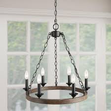 3 light wooden wagon wheel celling fixture light 12 inch round. Lnc 6 Light Farmhouse Wagon Wheel Pendant Chandelier For Dining Room D20 X H21 5 On Sale Overstock 27733023