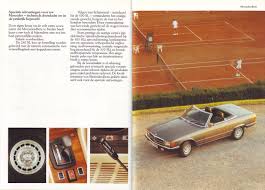 1980 Mercedes Benz Sl Class Convertible W107 Models Lineup Car Advertising Mercedes Benz Mercedes