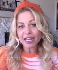 WornOnTV: Candace Cameron's red knotted head band