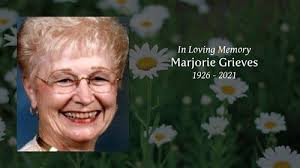Marjorie Grieves Obituary