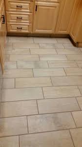 Parkwood Beige Wood Tile With Fusion Pro Earth Grout Bathroom Floor Tiles Tile Floor Bathroom Grout