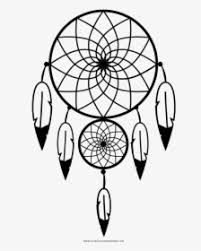 Glue the page to a thin piece of cardboard. Easy Dream Catcher Coloring Page Hd Png Download Kindpng
