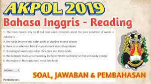 We did not find results for: Bahasa Inggris Pembahasan Soal Akpol Akmil Latihan 2019 Youtube