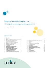Algemene Voorwaarden WGA Plus - Aevitae