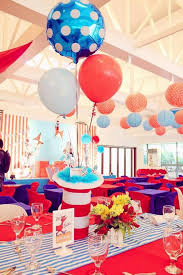 Cat In The Hat Party Planning Ideas Supplies Idea Birthday Decorations Dr Seuss Birthday Party Dr Suess Birthday Party Ideas Seuss Baby Shower