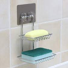 Check spelling or type a new query. Buy Fwqpra Steel Magic Sticker Double Layer Soap Dish 1 Pc Sticker Double Soap Box Soap Dish Holder Soap Sponge Holder For Kitchen Bathroom Features Price Reviews Online In India Justdial