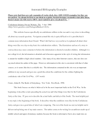 Annotated Bibliographies Examples Essay Examples Annotated Bibliography Example Essay