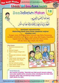 Ebook 101 Doa Anak Saleh Doa Sebelum Makan 17 Di 2020 Komik Anak Doa Pendidikan Anak Usia Dini