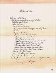 No Crystal Stair Mother To Son Langston Hughes Poem By Jerise 25 00 Langston Hughes Poems Mother Son Inspirational Thoughts