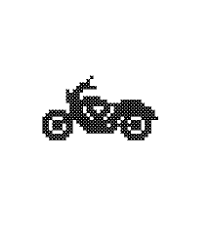 Here are all of our free patterns in one place! Mini Motorcycle Cross Stitch Pattern Silhouette Motorbike Cross Stitch For Badge Pendants Cushions Bags Napkins Sweater Dress Great Gift Zindagi Designs