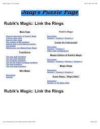 If you press 21, you get the 21st mp3 file and the player play it.&nbsp. Rubik S Magic Link The Rings