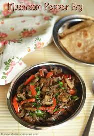 You love mushrooms, but have you tried dried mushrooms? Mushroom Pepper Fry Recipe Restaurant Style Pepper Mushroom Sharmis Passions