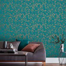 Grace Teal Wallpaper Green Wallpaper Graham Brown Teal Wallpaper Feature Wall Bedroom Green Wallpaper Bedroom