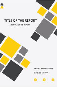 Cover Page Template In Word For Report Download Design Templates Sampul Laporan Desain Sampul Buku Sampul Buku