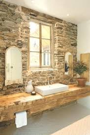 15 mixture pattern tiles for master bathroom. Badezimmer Holz Waschbecken Steinwand Rustikale Einrichtung Badezimmer Rustikal Badezimmer Holz Stein Badezimmer