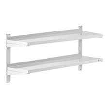 Stainless steel commercial kitchen wall shelves. Stainless Steel Wall Shelf Kitchen Shelf Commercial Kitchen 2 Shelves 40x120cm 125 00 Picclick Uk