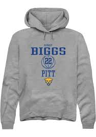 Audrey Biggs Rally Mens Graphite Pitt Panthers NIL Sport Icon Hooded  Sweatshirt