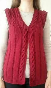 Chaleco De Trabajo De Cana Roja Para Mujer Yelek Cana Chaleco Mujer Para Roja Trabajo Yelek Orgu Kadin Olmak Baby Knitting Patterns