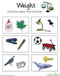 Worksheets Heavy Or Light Measuring Weight Measurement Kindergarten Measurement Worksheets Measurement Activities
