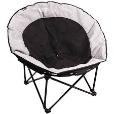 Redcamp Oversized Moon Chairs For Adults Comfy Portable Folding Saucer Chair For Bedroom Living Room Dorm Black And Gr Bedroom Chair Saucer Chairs Moon Chair