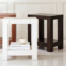 Parsons End Table White Modern Furniture Living Room Living Room Coffee Table Home Decor