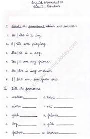 Click on the images to view, download, or print them. Cbse Class 1 English Pronouns Worksheet Practice Worksheet For English
