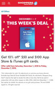 On the receipt from the shop (big w) it says that the gift card has been approved. App Store Itunes Gift Card Sale Save 10 Off At Shoppers Drug Mart Iphone In Canada Blog
