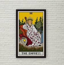 Everything you sow will come to fruition. The Empress Tarot Card Cross Stitch Pattern Pdf Major Arcana Etsy