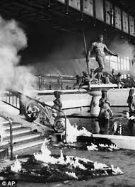 The destruction inside the casino. Mgm Grand Fire Pictures