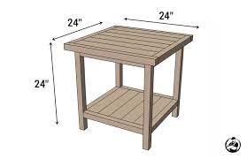 Maybe you would like to learn more about one of these? Simple Square Side Table Free Diy Plans Rogue Engineer