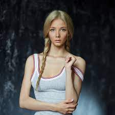Dmitriy Lobanov, Katerina Shiryaeva, model, women, blonde, braids, green  eyes, mouth, lips, bare shoulders, parted lips, looking at viewer, tank  top, portrait, photography, portrait display | 3620x3620 Wallpaper -  wallhaven.cc