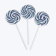 Lollipop Navy Blue Swirl Lollipops And Candies Lollies Rock Candy Swizzle Sticks The Little Big Companyparty Gl Blue Lollipop Swirl Lollipops Blue Candy