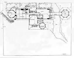 The glasner clock is adapted from a library window in the glasner home. F L Wright Glasner House Ground Floor Plan Near Chicago 1905 The Bridge And Teahouse On The Right Were Not Built Floor Plans How To Plan Tea House