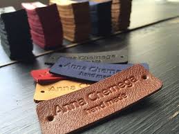 15 Custom Leather Labels Name Tag Leather Tags For Knitting Projects Leather Brand Personalized Leather Label Leather Label Custom Leather Personalized Leather