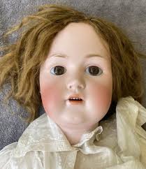 Rare Antique Johanas Daniel Kestner Bisque Head Doll, Made in Germany,  Early 1900s, Art Doll