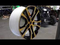 The wheel rim is cleansed of rust, dirt, and debris. Powder Coating Rims Tree Colors Youtube